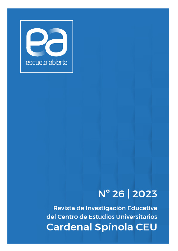 					Ver Vol. 26 (2023): EA, Escuela Abierta, 26
				